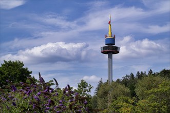 Observation tower, LEGOLAND theme park, Germany, Günzburg, Bavaria, Germany, Europe