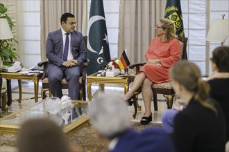 Svenja Schulze (SPD), Federal Minister for Economic Cooperation and Development, meets the Minister