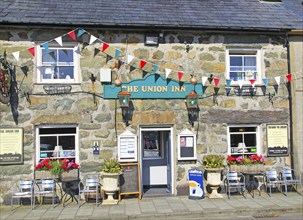 The Union Inn pub, Tremadog, Porthmadog, Gwynedd, north west Wales, UK