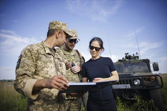 Annalena Bärbock (Alliance 90/The Greens), visits a Mobile Air Defence unit in Kyiv. Kyiv, 21 May