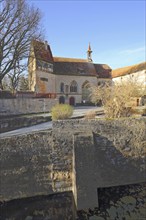 Klingenbastei with Wolfgangskirche church and town gate as part of the historic town