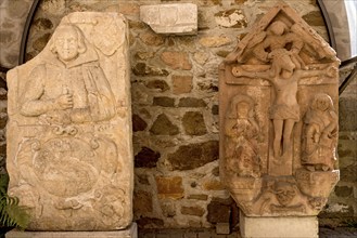 Grave slab Student Johann Bernhard von Aschhausen, Renaissance and tomb of the Schwalbach family,