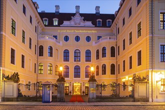 The Taschenbergpalais was built from 1705 as a baroque aristocratic palace in Dresden. After its