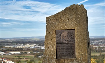 Memorial stone, memorial plaque, former Kappelberg pilgrimage chapel, Fellbach, Waiblingen,