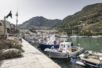 Harbour of Castellamare del Golfo, Sicily, Italy, Europe