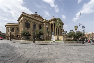 Grand Theatre, Palermo, Sicily, Italy, Europe