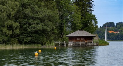 Nature and landscape around Lake Tegernsee, Bavaria, Germany, Europe