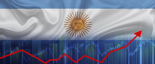 Rise of the Argentine economy in the graph. Graph of recovery of the Argentine economy