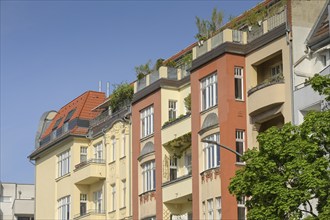 Old buildings, residential buildings, Berliner Straße, Wilmersdorf, Charlottenburg-Wilmersdorf