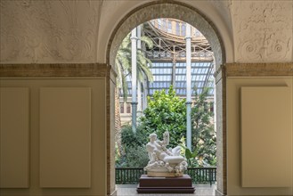 The Water Mother, marble sculpture by Kai Nielsen, Palm Garden, Ny Carlsberg Glyptotek or New