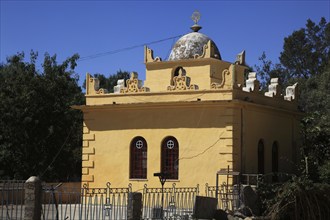 Aksum, Axum, chapel where the Ark of the Covenant is said to be located, Ethiopia, Africa