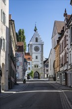 The historic town gate in the old town centre of Überlingen on Lake Constance, Lake Constance