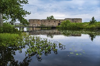 Kronoberg Castle Ruins (Kronobergs slottsruin), Växjö, Smaland, Kronobergs län, Sweden, Europe