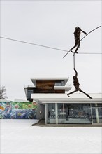 Buchheim Museum of Fantasy with snow in winter, Bernried, Lake Starnberg, Fünfseenland,