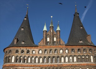 Holstentor, Holstentorplatz, Lübeck, Schleswig-Holstein, Germany, Europe