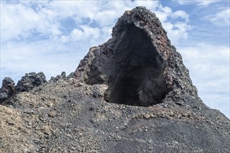 Volcanic landscape, Timanfaya National Park, Lanzarote, Canary Islands, Spain, Europe