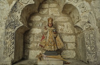 Copy of a statuette representing Jesus Christ as a child. It is called the Little Jesus of Prague.