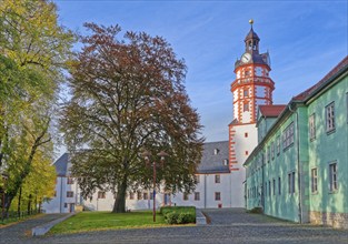 Ehrenstein Castle, a well-preserved Renaissance castle. Ohrdruf, Thuringia, Germany, Europe