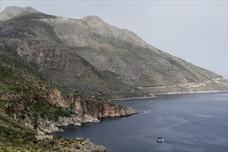 Landscape in the Zingaro National Park, Sicily, Italy, Europe