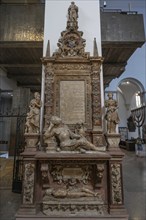 Tomb of Sebastian Echter von Mespelbrunn, 1546 to 1575, St Kilian's Cathedral, Würzburg, Lower