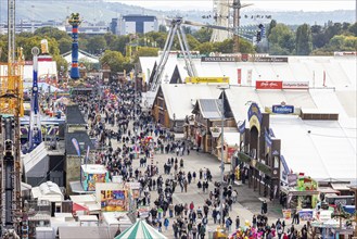 Folk festival in Stuttgart. The 177th Cannstatter Volksfest on the Wasen is one of the most