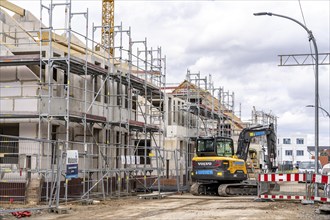 New development district, around 140 detached and semi-detached villas being built in the south of