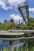 Duisburg North Landscape Park, circular clarifier, crocodile crane, blast furnaces, North