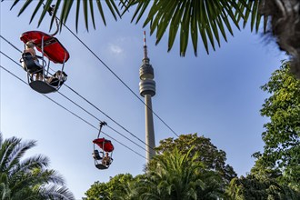 Westfalenpark, with 70 hectares, one of the largest inner-city parks in Europe, chairlift,