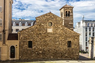 San Silvestro, a Roman pseudo-basilica, the oldest sacred building in the city, 11th century,