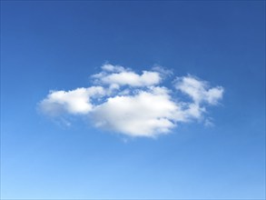 Clouds Altocumulus large fleecy clouds, Altocumulus clouds, Altocumulus clouds, Germany, Europe