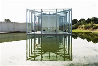 Art Museum and Langen Foundation, architect Tadao Ando, near Neuss, North Rhine-Westphalia,