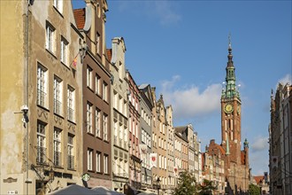 Main Town Hall and Dluga Street, Gdansk, Gdansk, Poland, Europe