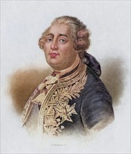 Louis XVI, 1754-1793, King of France 1774-1792, Engraved by W. Wellstood. From the book Lady