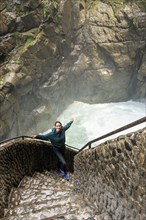 Cascada el Pailon del Diablo, Rio Verde, Ecuador, South America