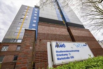 Student residence of the Akademisches Förderungswerk, close to the Ruhr University Bochum,