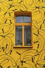 The Banana House, designed by banana artist, Thomas Baumgärtel, Karlstraße, harbour district