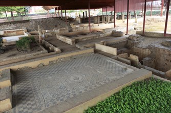 Casa del Mitreo Roman villa site, Merida, Extremadura, Spain, Europe