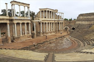 Teatro Romano, Roman Amphitheatre, Merida, Extremadura, Spain, Europe