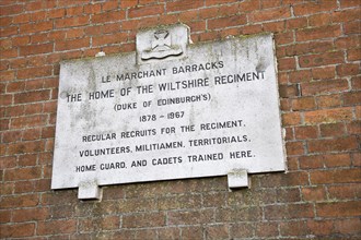 Le Marchant Barracks home of Wiltshire Regiment 1878-1967, Devizes, England, UK