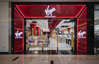 Interior, Brand Store VIRGIN Megastore, Logo, Nakheel Luxury Shopping Mall, Luxury Shopping Centre