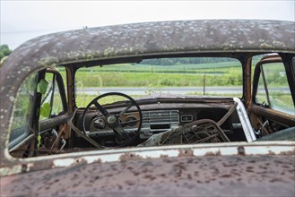 Corder, Missouri, Lorenz Service and Salvage, a junk yard for vintage and antique cars