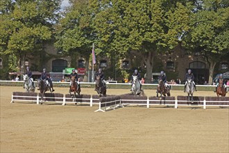 Warendorf State Stud, stallion parade, jumping quadrille