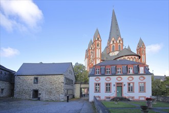 Gothic St George's Cathedral and baroque castle, castle, Limburg Cathedral, inner courtyard, old