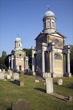 Mistley Towers are all that remain of the neoclassical St. Mary the Virgin church designed by