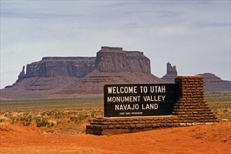 Monument Valley, Navajo Land, Colorado Plateau, under Navajo administration, Utah, USA, North