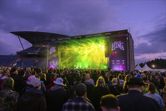 Adenau, Germany, 8 June 2024: Team Scheiße play at the Rock am Ring Festival. The festival takes