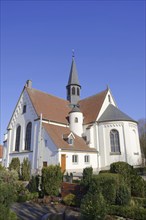 St. Johannes Nepomuk parish church and cemetery, Burgsteinfurt, Steinfurt, Münsterland, North