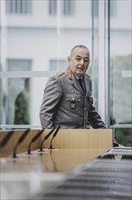 General Carsten Breuer, Inspector General of the Bundeswehr, at a federal press conference on the