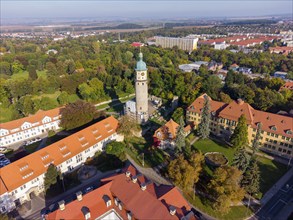 Renaissance Neideck Castle (1553, 1560) . Castle tower also known as Neideck tower, Arnstadt,