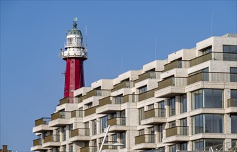 The Historic Lighthouse of Scheveningen, Apartment Building Lumen, 69 flats directly on the beach,